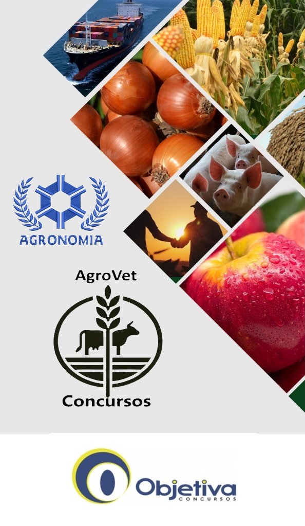 Agronomia – 57 Questões de Concursos – Banca: Objetiva Concursos – Comentadas – Amostra Grátis